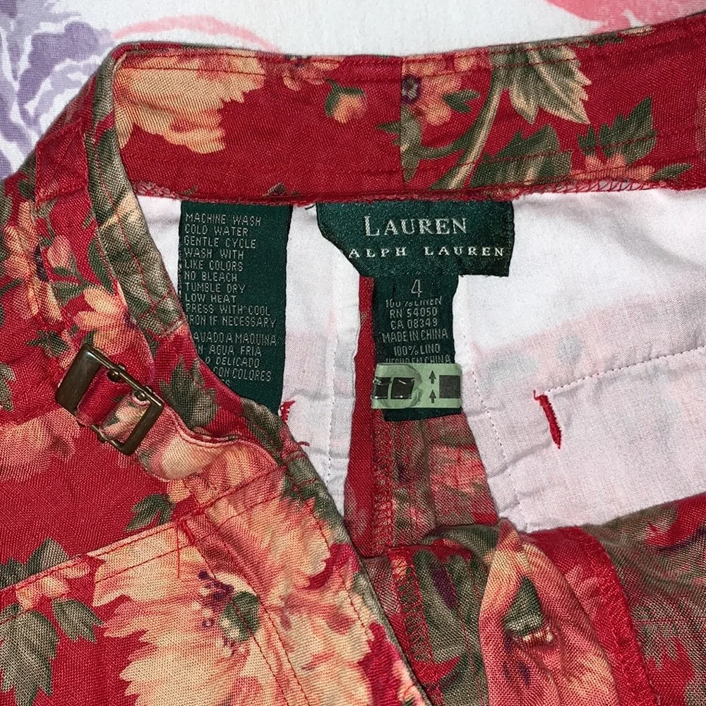 Ralph Lauren coastal grandma shorts 4 Linen - Picture 2 of 4
